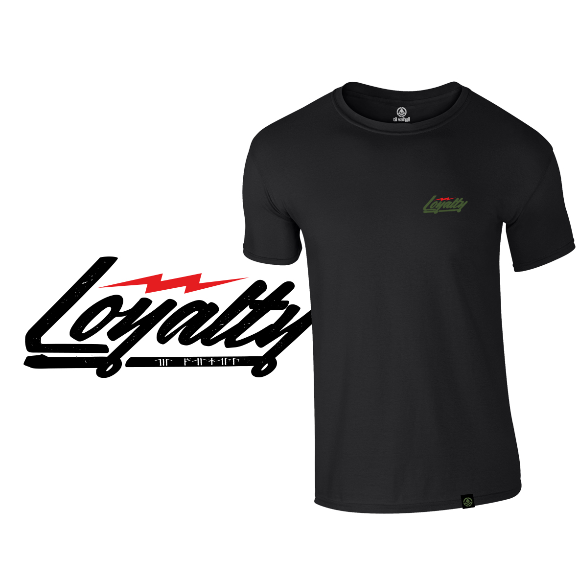 Shirt "LOYALTY", schwarz